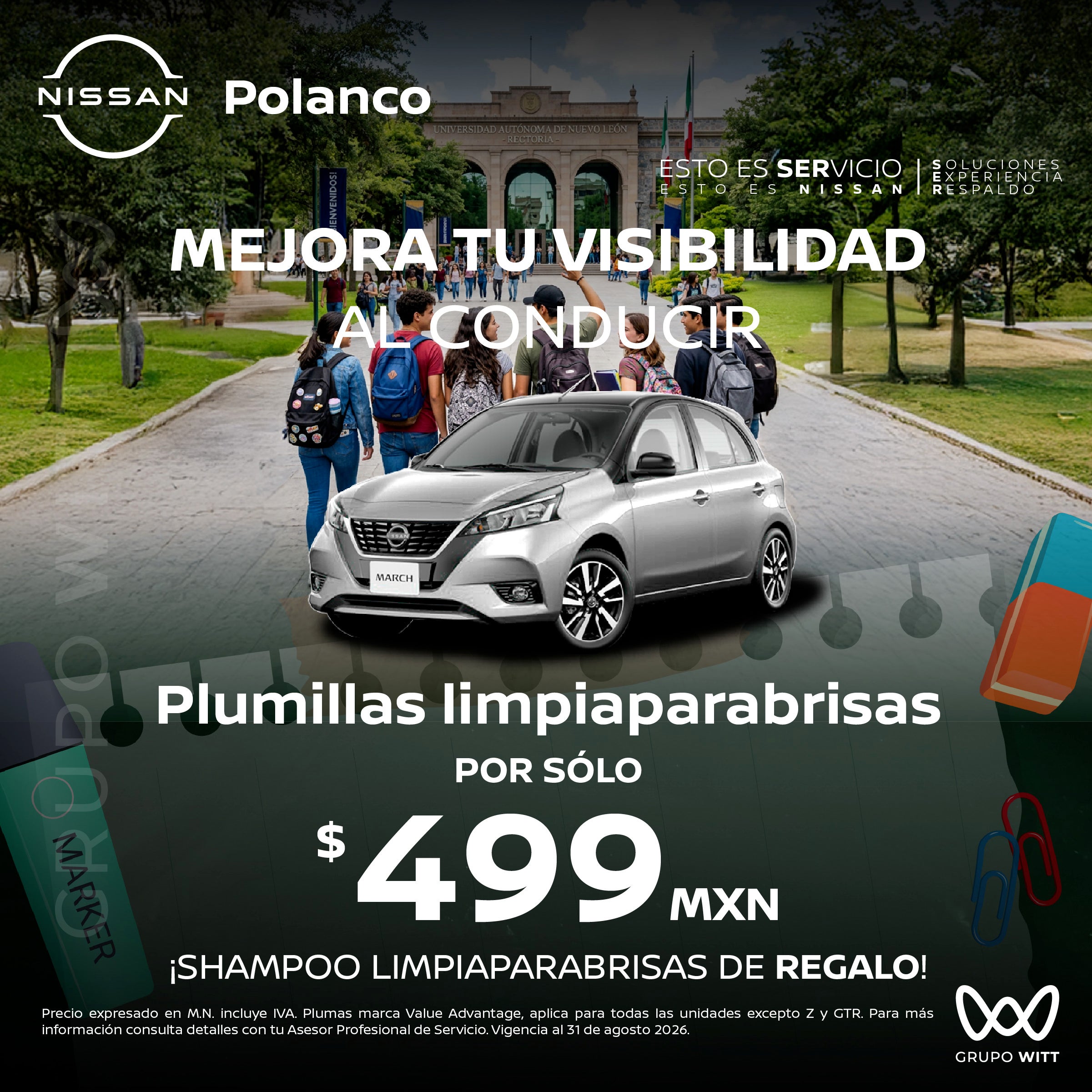 Plumillas limpiaparabrisas