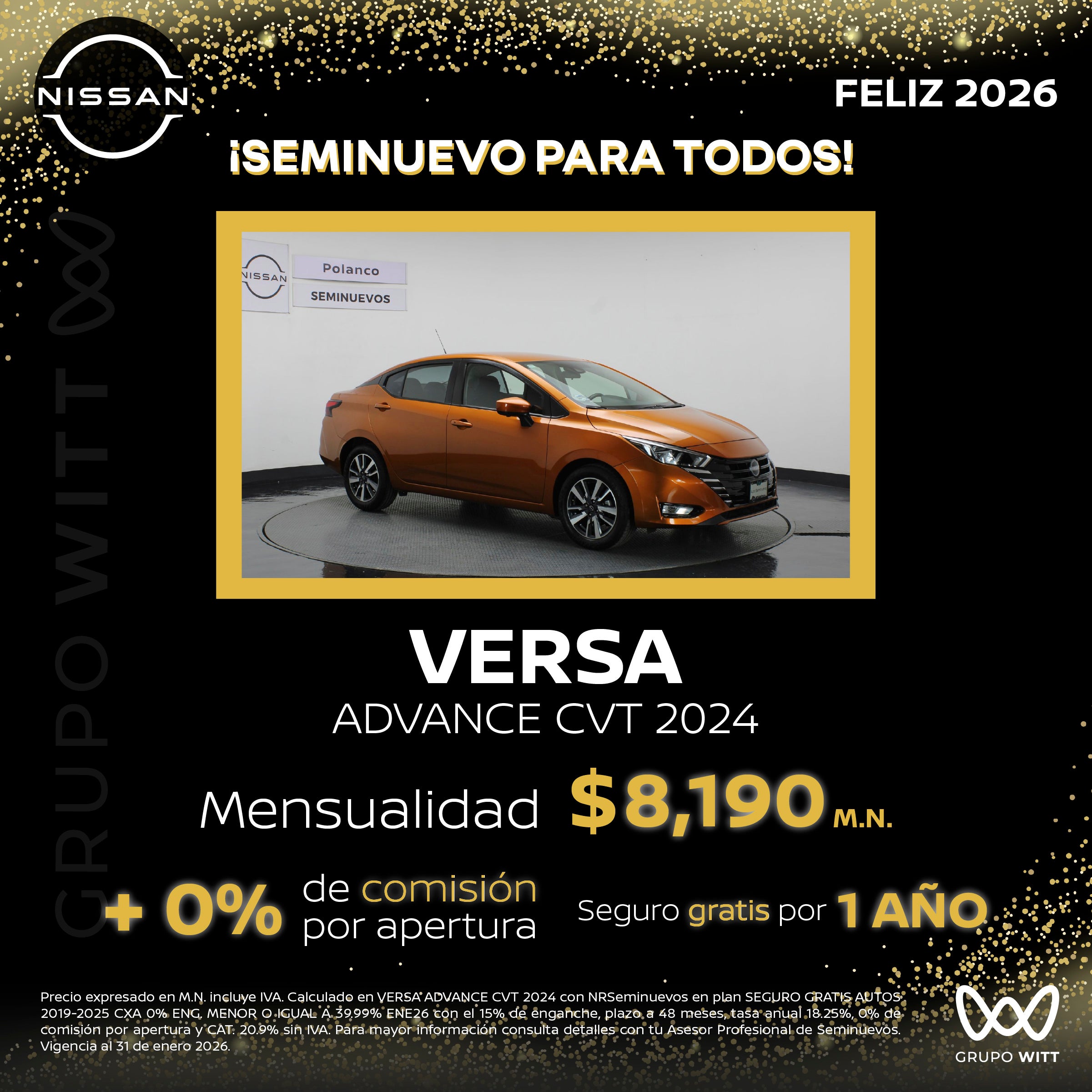 VERSA ADVANCE CVT 2024