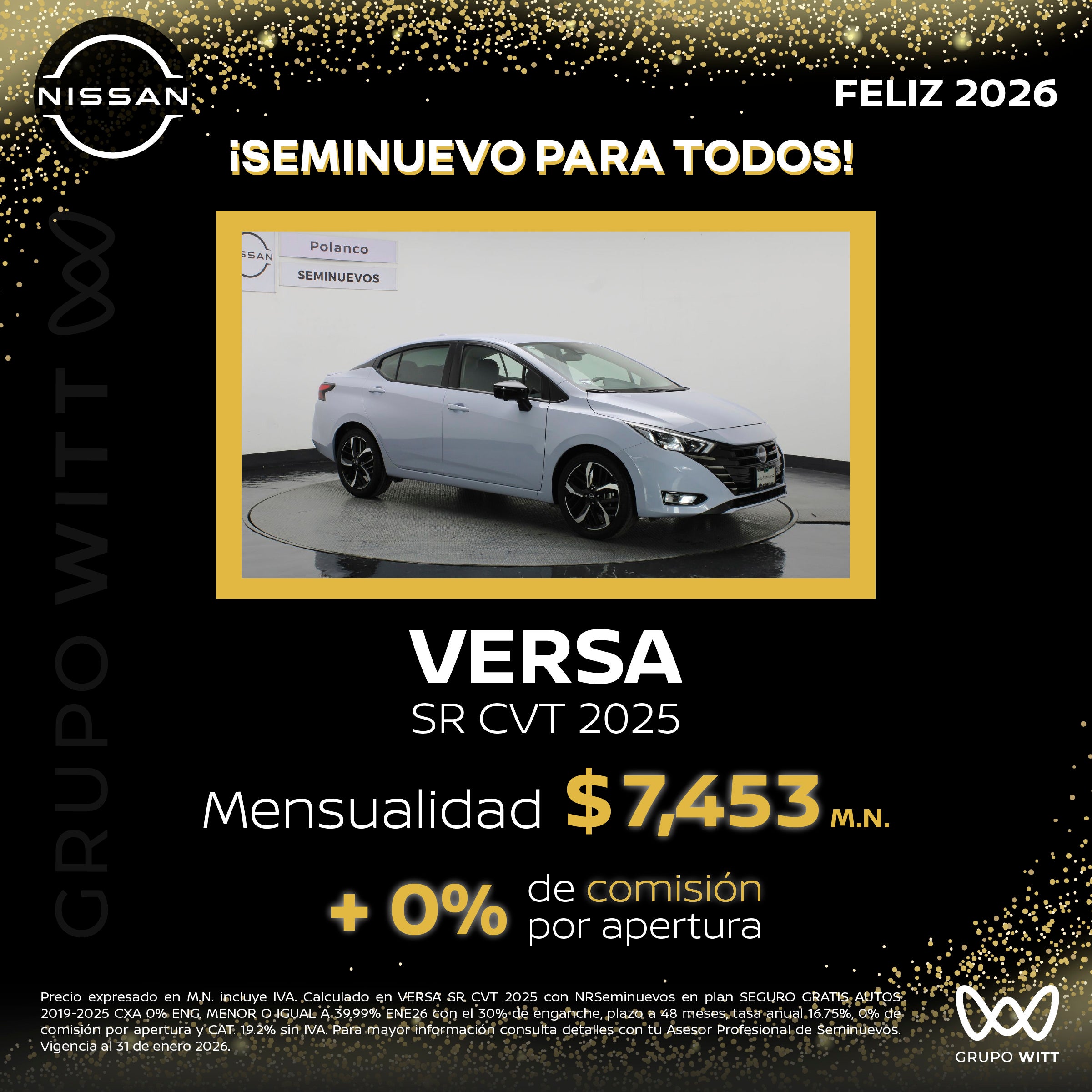 VERSA SR CVT 2025