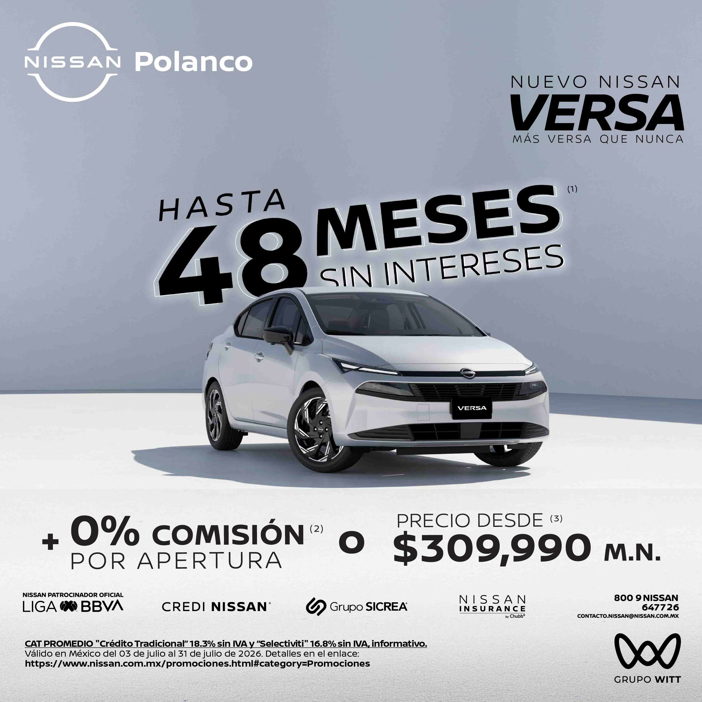 NUEVO NISSAN VERSA