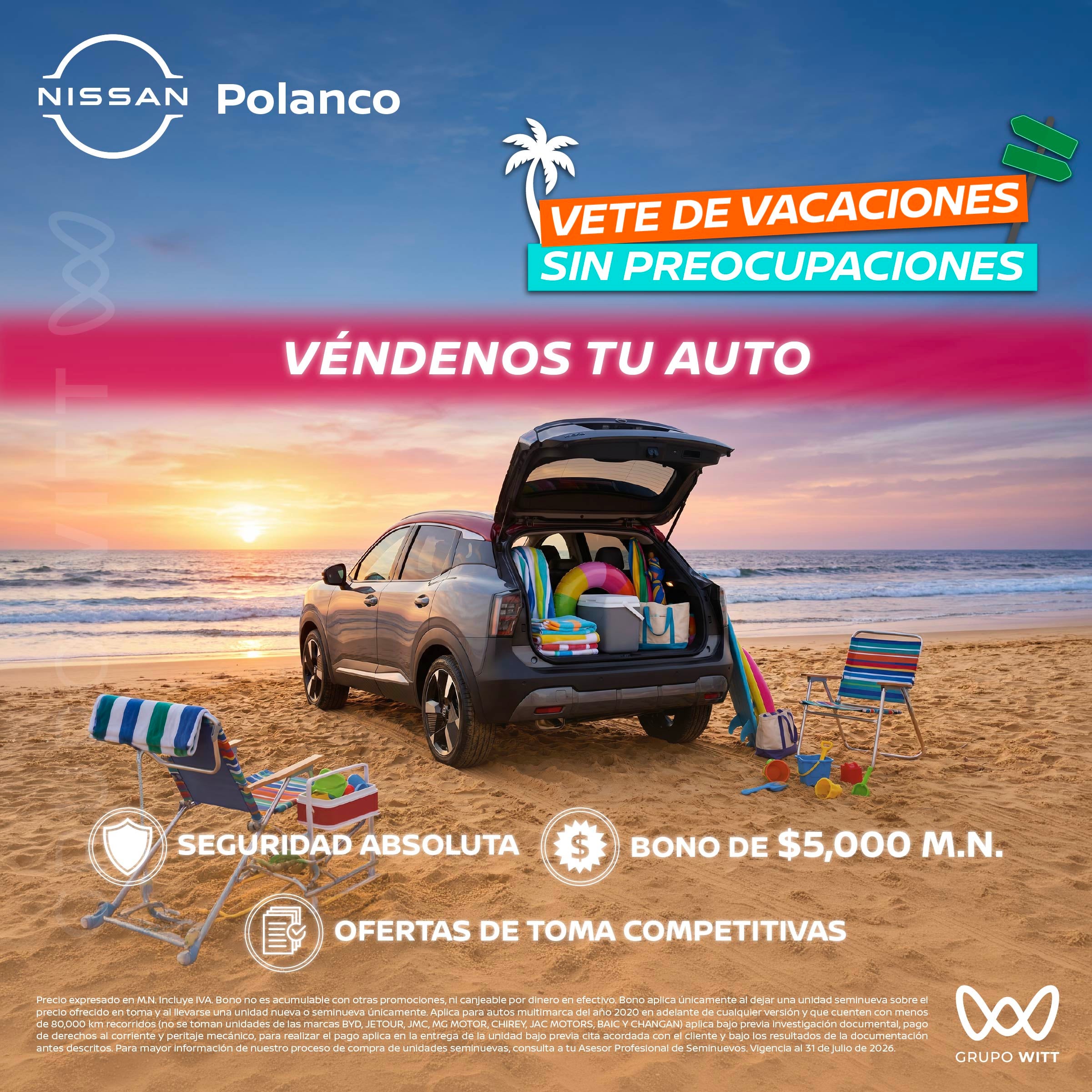 VÉNDENOS TU AUTO