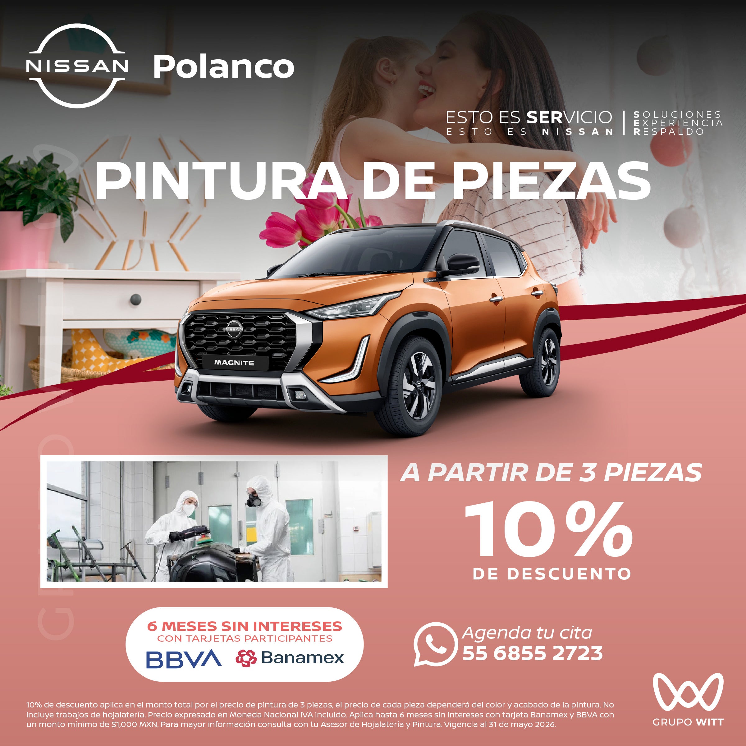 A PARTIR DE 3 PIEZAS